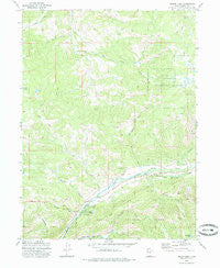 Hidden Lake Utah Historical topographic map, 1:24000 scale, 7.5 X 7.5 Minute, Year 1972