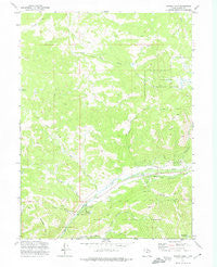 Hidden Lake Utah Historical topographic map, 1:24000 scale, 7.5 X 7.5 Minute, Year 1972
