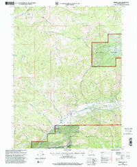 Hidden Lake Utah Historical topographic map, 1:24000 scale, 7.5 X 7.5 Minute, Year 1998