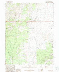 High Rock Utah Historical topographic map, 1:24000 scale, 7.5 X 7.5 Minute, Year 1989