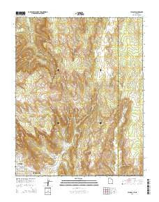 Hildale Utah Current topographic map, 1:24000 scale, 7.5 X 7.5 Minute, Year 2014