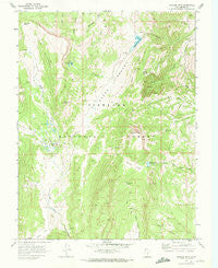 Hilgard Mtn Utah Historical topographic map, 1:24000 scale, 7.5 X 7.5 Minute, Year 1968