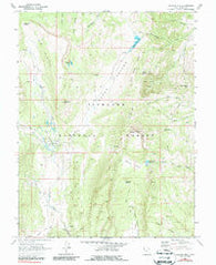 Hilgard Mtn Utah Historical topographic map, 1:24000 scale, 7.5 X 7.5 Minute, Year 1968