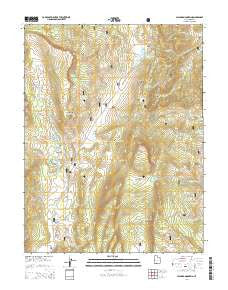 Hilgard Mountain Utah Current topographic map, 1:24000 scale, 7.5 X 7.5 Minute, Year 2014