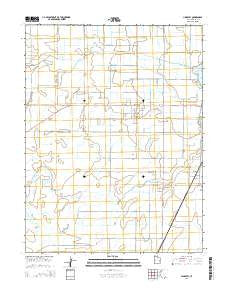 Hinckley Utah Current topographic map, 1:24000 scale, 7.5 X 7.5 Minute, Year 2014