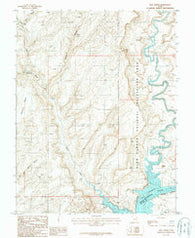Hite North Utah Historical topographic map, 1:24000 scale, 7.5 X 7.5 Minute, Year 1987