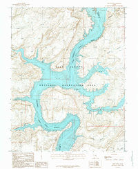 Hite South Utah Historical topographic map, 1:24000 scale, 7.5 X 7.5 Minute, Year 1987