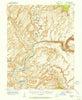 Hite Utah Historical topographic map, 1:62500 scale, 15 X 15 Minute, Year 1952
