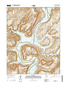 Hite South Utah Current topographic map, 1:24000 scale, 7.5 X 7.5 Minute, Year 2014