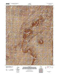Hogan Mesa Utah Historical topographic map, 1:24000 scale, 7.5 X 7.5 Minute, Year 2010