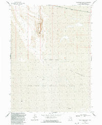 Hogup Ridge South Utah Historical topographic map, 1:24000 scale, 7.5 X 7.5 Minute, Year 1991