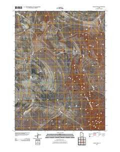 Hogup Bar Utah Historical topographic map, 1:24000 scale, 7.5 X 7.5 Minute, Year 2011
