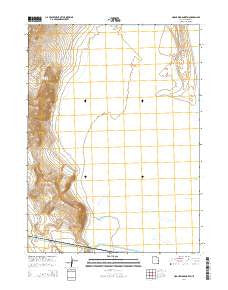 Hogup Ridge North Utah Current topographic map, 1:24000 scale, 7.5 X 7.5 Minute, Year 2014