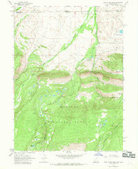 Hole In The Rock Utah Historical topographic map, 1:24000 scale, 7.5 X 7.5 Minute, Year 1967