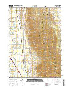 Honeyville Utah Current topographic map, 1:24000 scale, 7.5 X 7.5 Minute, Year 2014