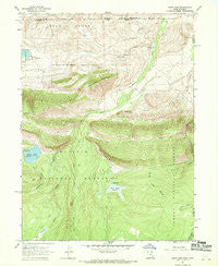 Hoop Lake Utah Historical topographic map, 1:24000 scale, 7.5 X 7.5 Minute, Year 1967