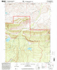 Hoop Lake Utah Historical topographic map, 1:24000 scale, 7.5 X 7.5 Minute, Year 1996