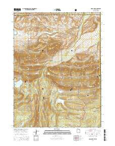 Hoop Lake Utah Current topographic map, 1:24000 scale, 7.5 X 7.5 Minute, Year 2014
