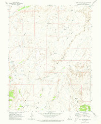 Horn Silver Gulch Utah Historical topographic map, 1:24000 scale, 7.5 X 7.5 Minute, Year 1969
