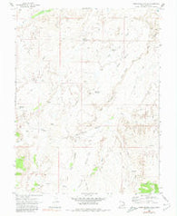 Horn Silver Gulch Utah Historical topographic map, 1:24000 scale, 7.5 X 7.5 Minute, Year 1969