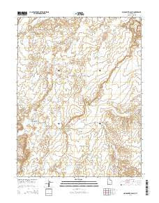 Horn Silver Gulch Utah Current topographic map, 1:24000 scale, 7.5 X 7.5 Minute, Year 2014
