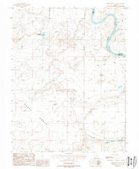 Horse Bench East Utah Historical topographic map, 1:24000 scale, 7.5 X 7.5 Minute, Year 1988