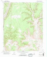 Horse Flat Utah Historical topographic map, 1:24000 scale, 7.5 X 7.5 Minute, Year 1964
