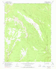 Horse Mtn Utah Historical topographic map, 1:24000 scale, 7.5 X 7.5 Minute, Year 1968