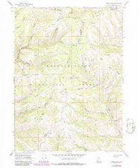 Horse Ridge Utah Historical topographic map, 1:24000 scale, 7.5 X 7.5 Minute, Year 1968
