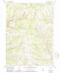 Horse Ridge Utah Historical topographic map, 1:24000 scale, 7.5 X 7.5 Minute, Year 1968