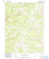 Horse Ridge Utah Historical topographic map, 1:24000 scale, 7.5 X 7.5 Minute, Year 1991