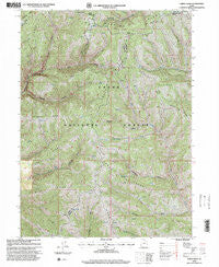Horse Ridge Utah Historical topographic map, 1:24000 scale, 7.5 X 7.5 Minute, Year 1998