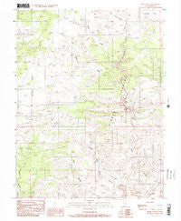 Horse Valley Utah Historical topographic map, 1:24000 scale, 7.5 X 7.5 Minute, Year 1988