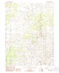 Horse Valley Utah Historical topographic map, 1:24000 scale, 7.5 X 7.5 Minute, Year 1988