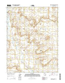 Horse Bench West Utah Current topographic map, 1:24000 scale, 7.5 X 7.5 Minute, Year 2014