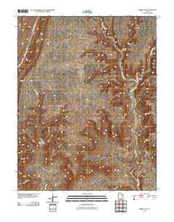 Horse Flat Utah Historical topographic map, 1:24000 scale, 7.5 X 7.5 Minute, Year 2011