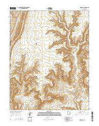 Horse Flat Utah Current topographic map, 1:24000 scale, 7.5 X 7.5 Minute, Year 2014