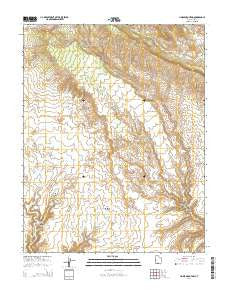 Horse Mountain Utah Current topographic map, 1:24000 scale, 7.5 X 7.5 Minute, Year 2014