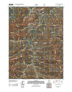 Horse Ridge Utah Historical topographic map, 1:24000 scale, 7.5 X 7.5 Minute, Year 2011