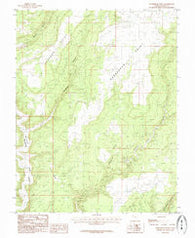 Horsehead Point Utah Historical topographic map, 1:24000 scale, 7.5 X 7.5 Minute, Year 1985