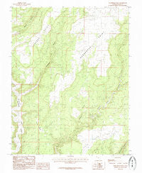 Horsehead Point Utah Historical topographic map, 1:24000 scale, 7.5 X 7.5 Minute, Year 1985