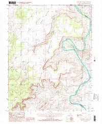 Horsethief Canyon Utah Historical topographic map, 1:24000 scale, 7.5 X 7.5 Minute, Year 1988