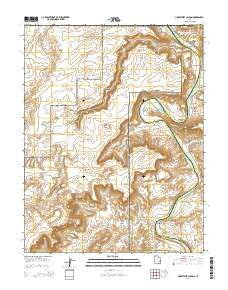 Horsethief Canyon Utah Current topographic map, 1:24000 scale, 7.5 X 7.5 Minute, Year 2014