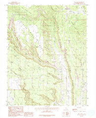 Hotel Rock Utah Historical topographic map, 1:24000 scale, 7.5 X 7.5 Minute, Year 1985