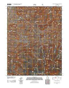 House Park Butte Utah Historical topographic map, 1:24000 scale, 7.5 X 7.5 Minute, Year 2011