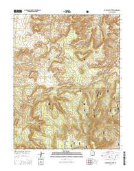 House Park Butte Utah Current topographic map, 1:24000 scale, 7.5 X 7.5 Minute, Year 2014