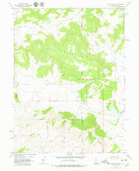 Hoy Mountain Utah Historical topographic map, 1:24000 scale, 7.5 X 7.5 Minute, Year 1967