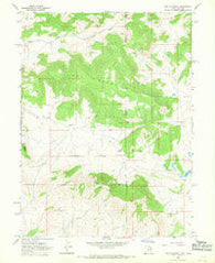 Hoy Mountain Utah Historical topographic map, 1:24000 scale, 7.5 X 7.5 Minute, Year 1967