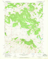 Hoy Mountain Utah Historical topographic map, 1:24000 scale, 7.5 X 7.5 Minute, Year 1967