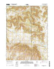 Hoy Mountain Utah Current topographic map, 1:24000 scale, 7.5 X 7.5 Minute, Year 2014
